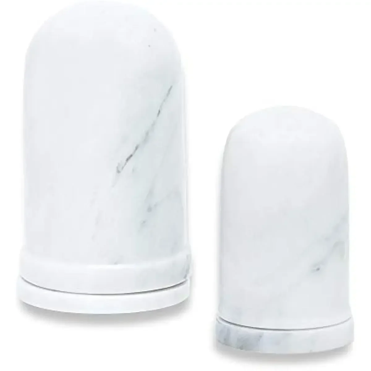 Natural Marble Toothpick Holder with Lid Toothpick Dispenser Porcelain Cocktail Stick Box Home Hotel Cotton Swab Storage Tank