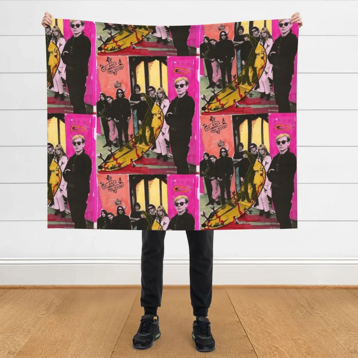 

Andy Warhol and the Velvet Underground Throw Blanket Designers anime Furry Blankets For Sofas Blankets