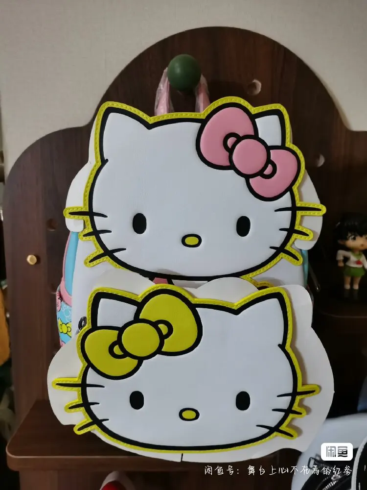 Loungefly Hellokitty & Mimmy Cosplay Mini Backpack Sanrio Pink Yellow Bow HelloKitty Ladies Fashion Creative Backpack Gifts