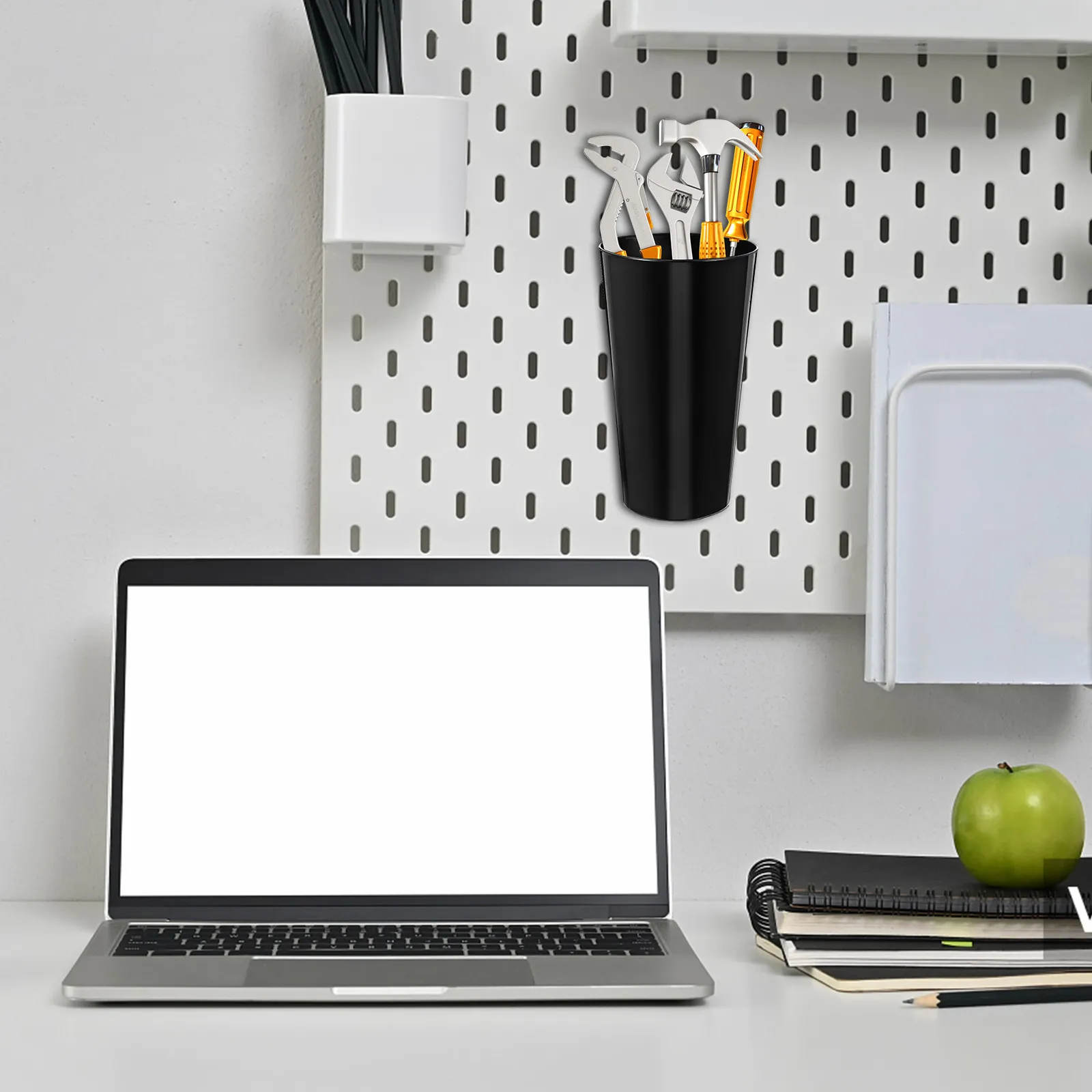 

Набор крючков для хранения и организации: 1 комплект прочных АБС-держателей для ящиков, органайзеров и контейнеров для перфорированных панелей