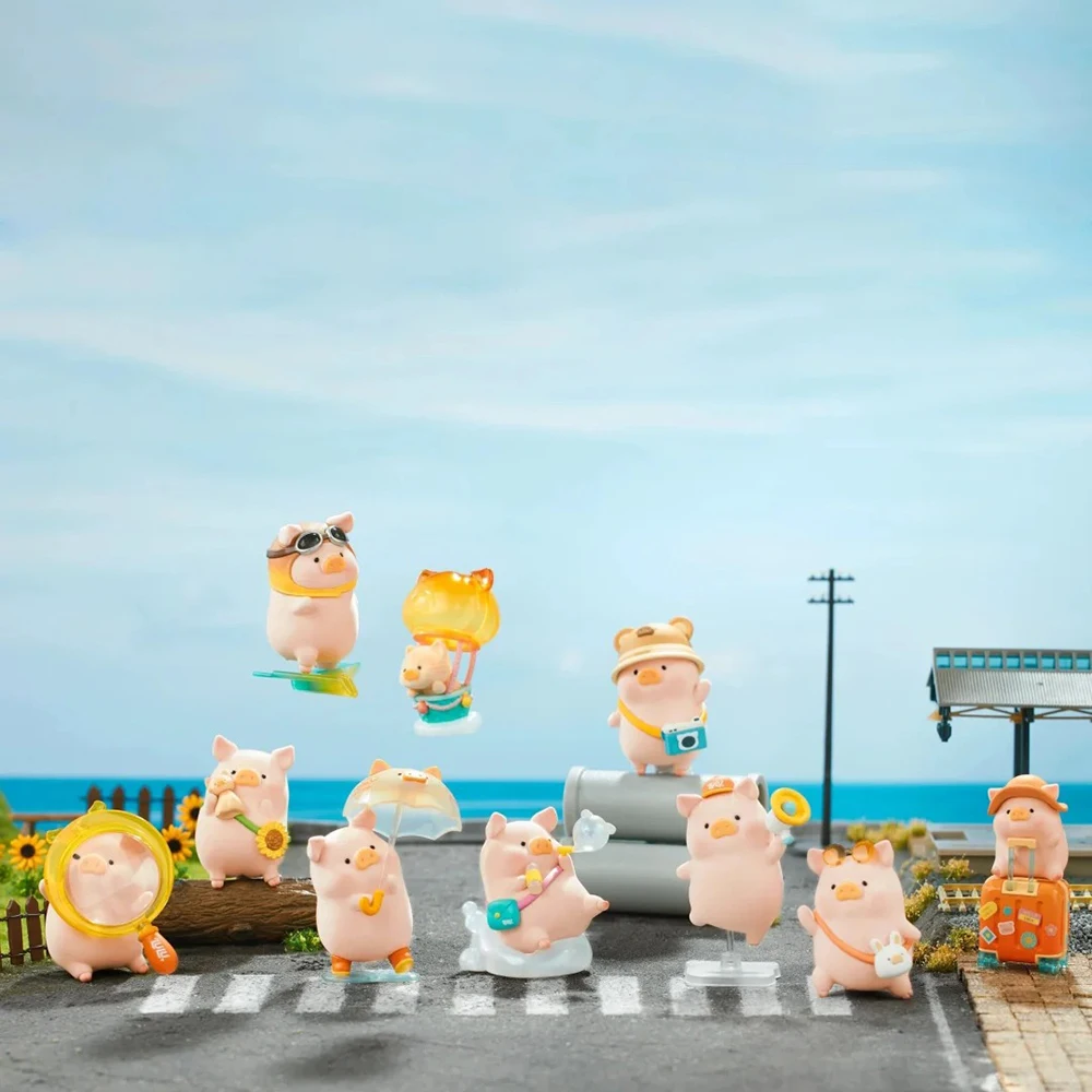 

52 игрушки Lulu Pig Travel Series End Box слепая коробка креативный новый милый подарок на день рождения украшения куклы украшения