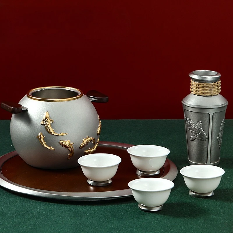 Baijiu wine warmer, rice wine warmer Baijiu cup gift box wine set