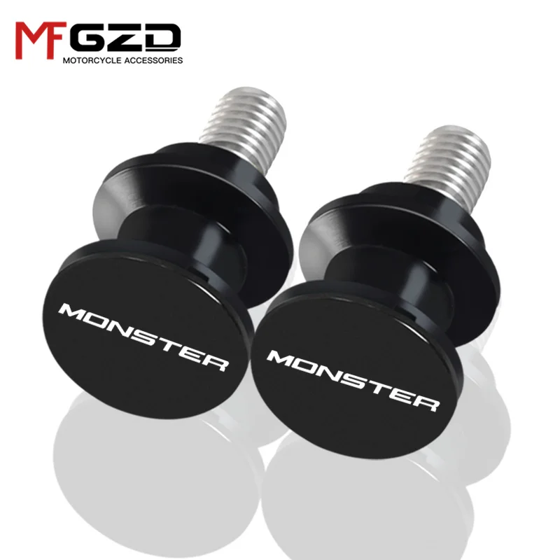 For MONSTER 797 821 1200 1200R 400 600 620 695 750 795 800 900 1000 Motorcycle Swingarm Spools Rear Stand Screws Sliders