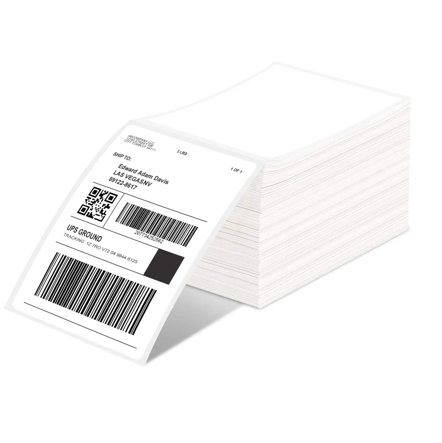 

500 Sheets Phomemo Thermal Label Sticker 100x150mm Shipping Labels for Postage Barcode Compatible with PM241 PM246S Printer