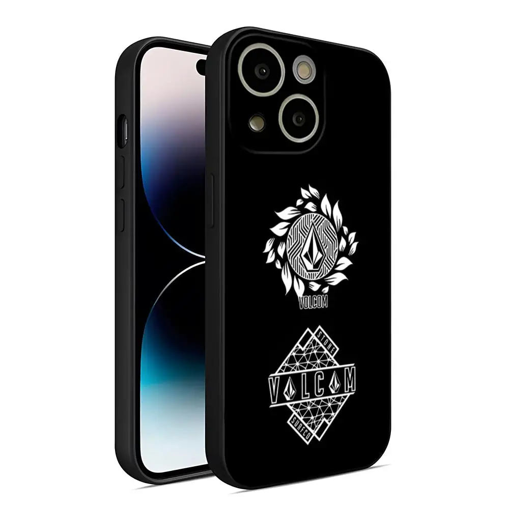 Luxury Volcom Phone Case For 14 Pro Max For Iphone 15 13 12 Mini 11 Xr X Xs Pro Max 8 6s 7 6 Plus Back Covers