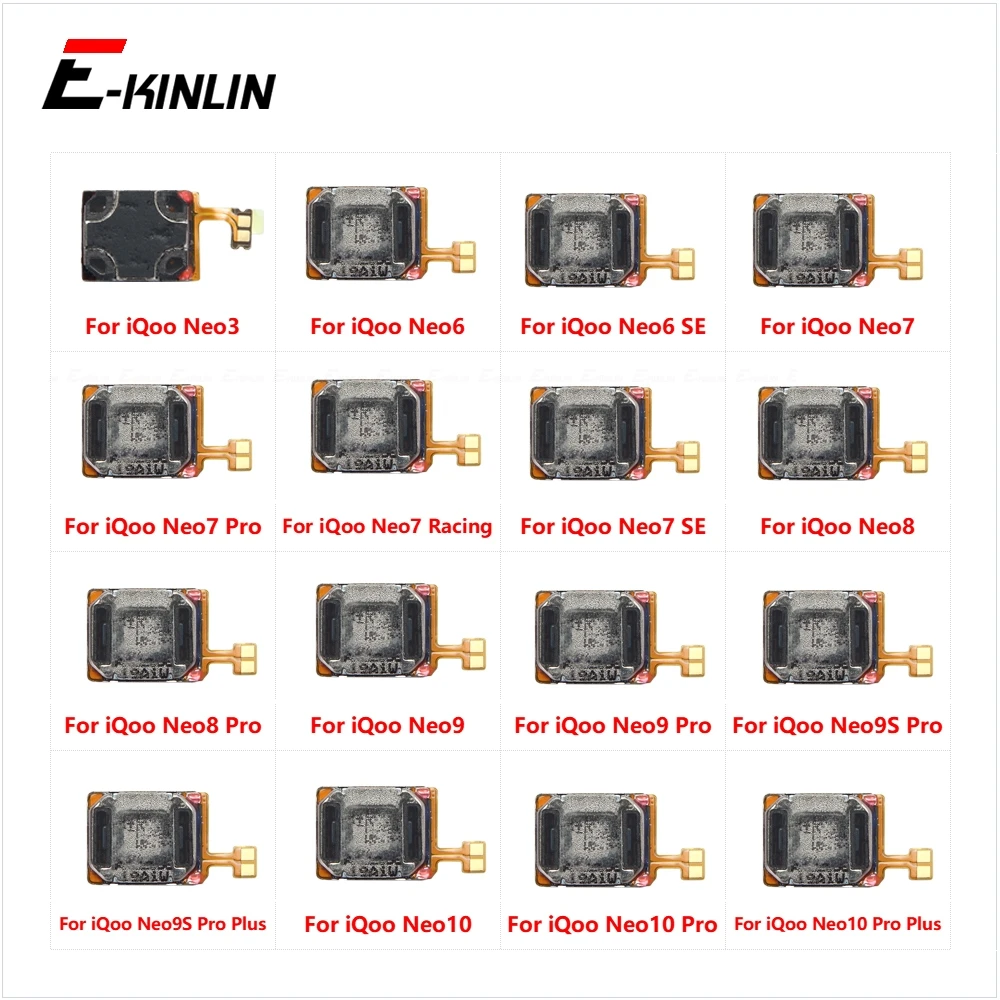 Top Front Earpiece Ear piece Sound Receiver Speaker For Vivo iQoo 10 Pro 11 11S 8 7 Legend 5 3 5G Repair Parts