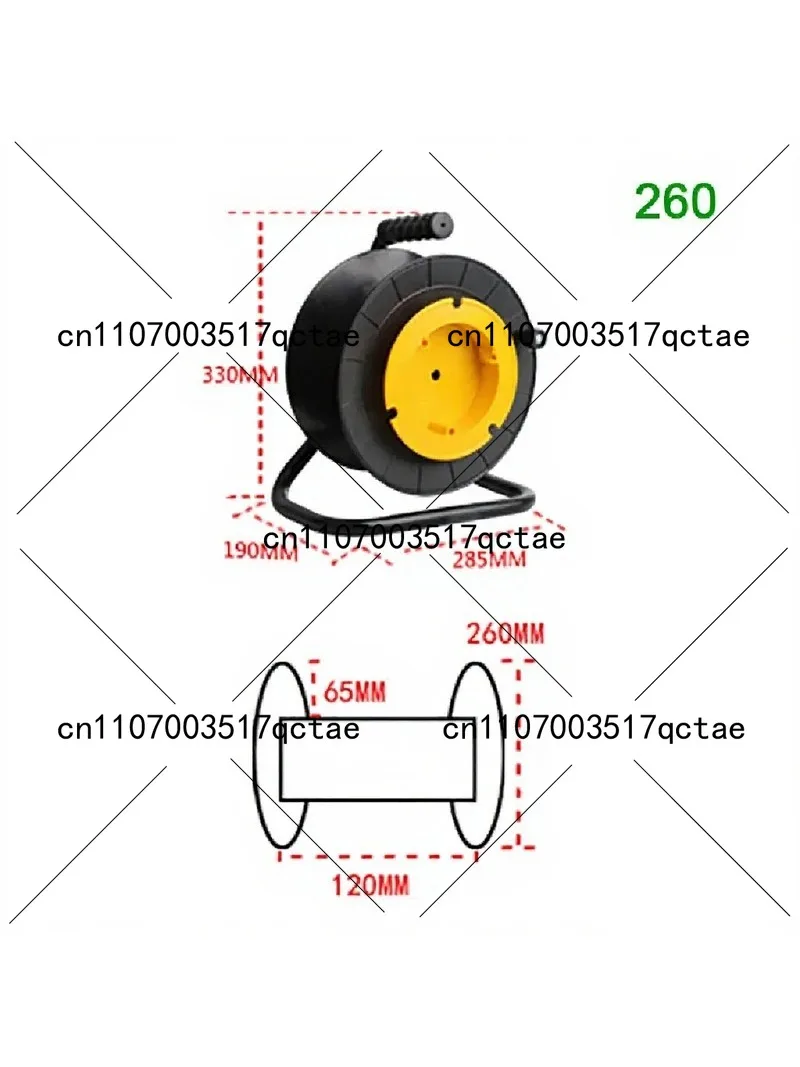 Fiber Optic Cable Tray Empty Reel Mobile Cable Management Disk for Efficient Wire Organization