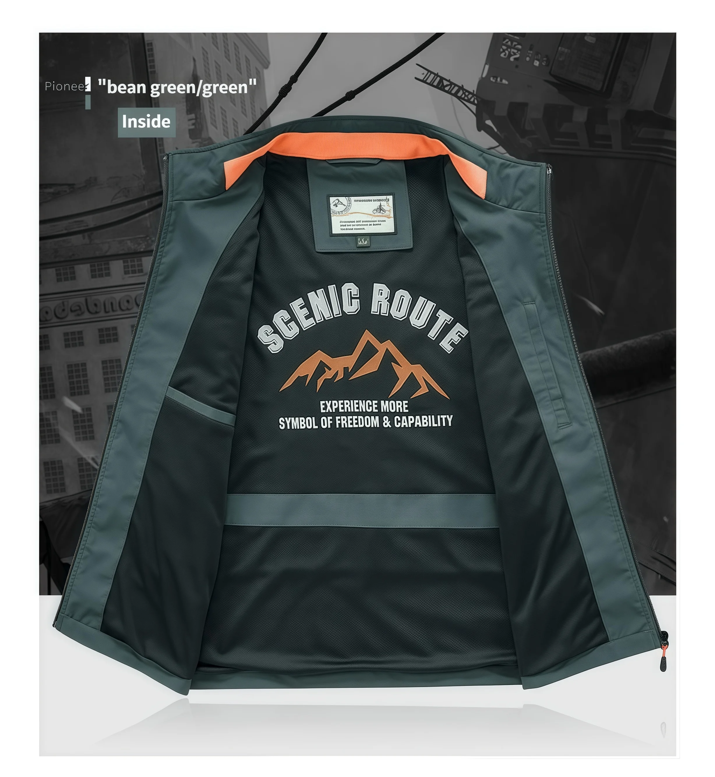 Men's thin multi-pocket Outdoor quick-drying vest  large-sized fishing suit casual work vest photography work jacket