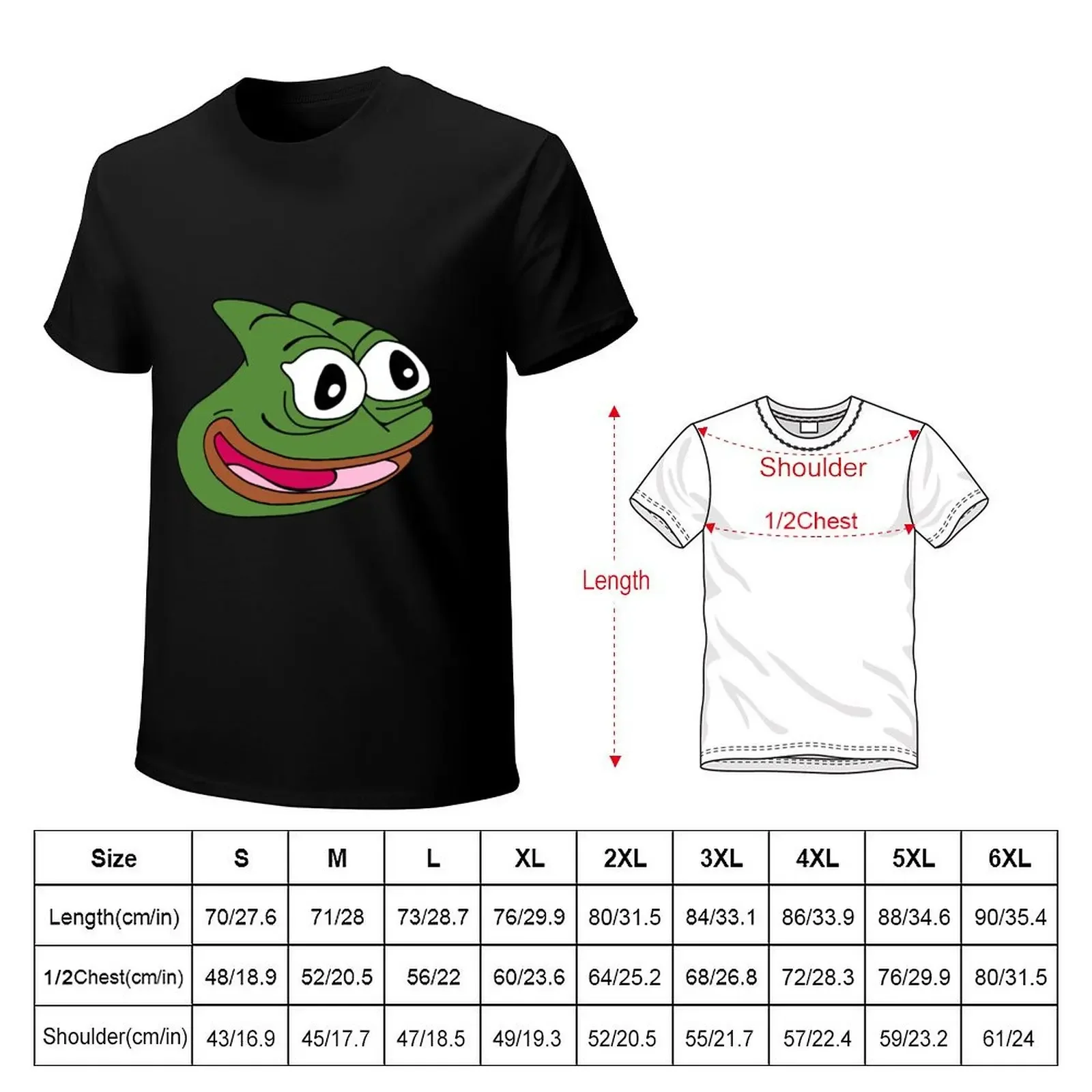 Pepega pepe T-Shirt customs design your own man t shirt tees vintage Men's t-shirt