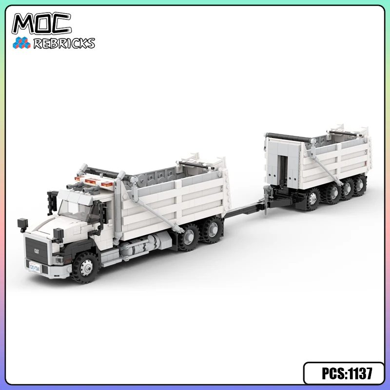 

MOC Urban Transportation Series CT660 High End Road Truck Building Block Model DIY Children's Puzzle Toy Christmas Gifts