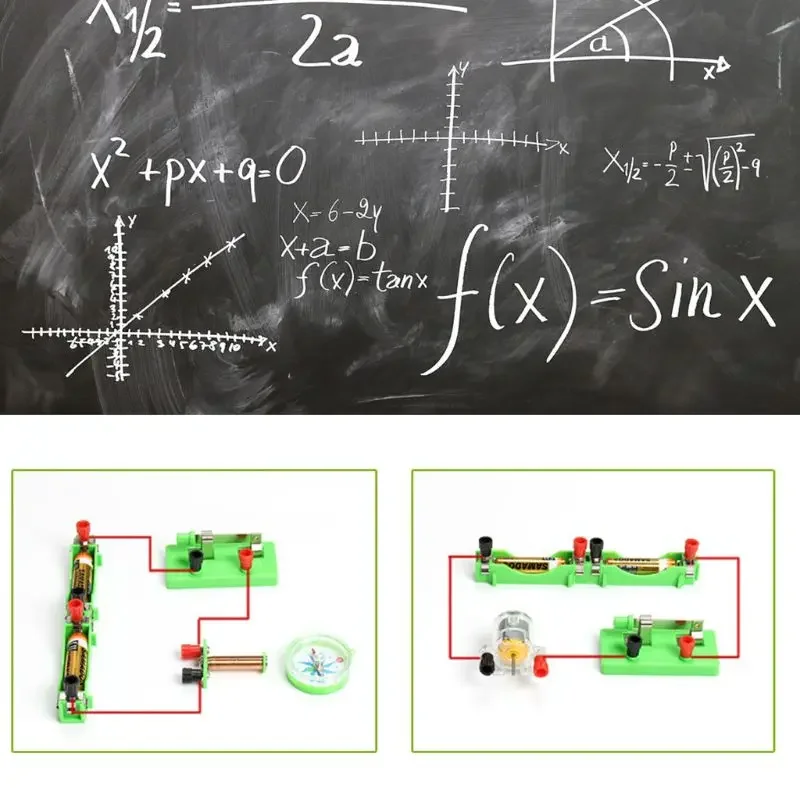 Physics Electric Circuit Learning Starter Science Lab Basic Electricity Magnetism Experiment Education Kits Set