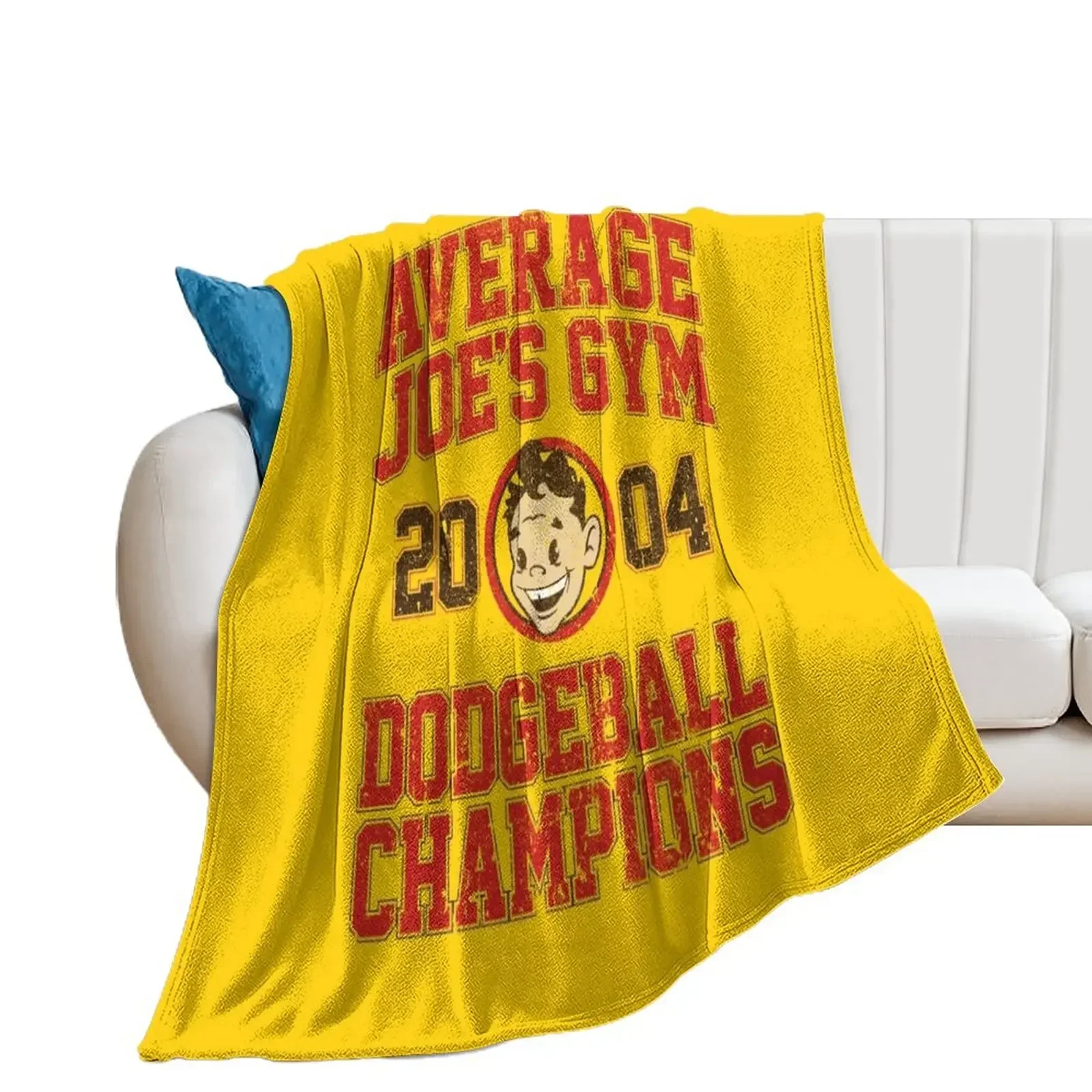 Average Joe's Gym 2004 Dodgeball Champion (Variant) Throw Blanket Giant Sofa halloween Blankets Sofas Of Decoration Blankets