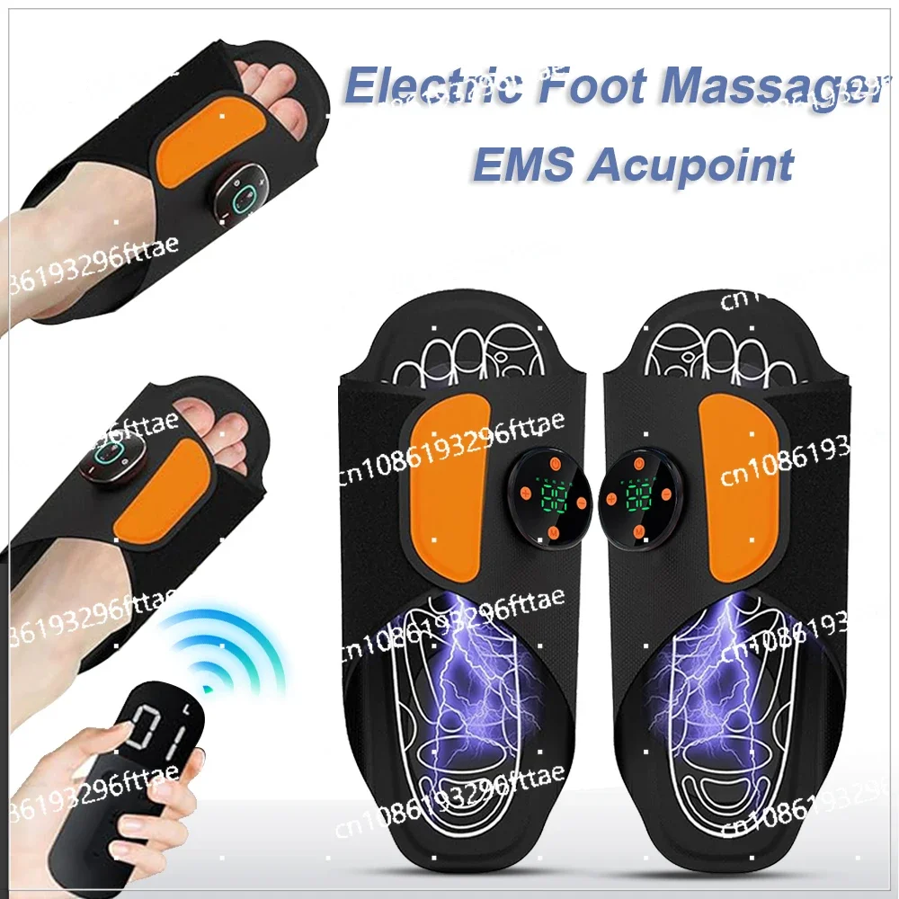 Foot Relaxation Foot Spa Machine Feet Massager Tools Circulation Electric Foot Massager Shoe EMS Pad Muscle Stimulation Massage