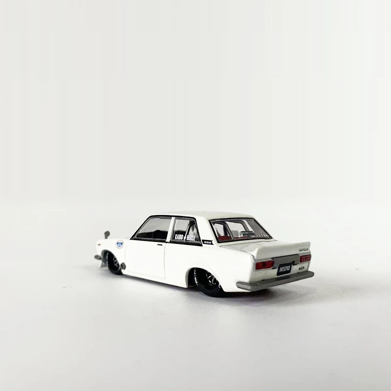 MINIGT+Kaido House 1:64 Modellauto Datsun 510 Street Nismo V2 Legierung offene Motorhaube Fahrzeug # KHMG122