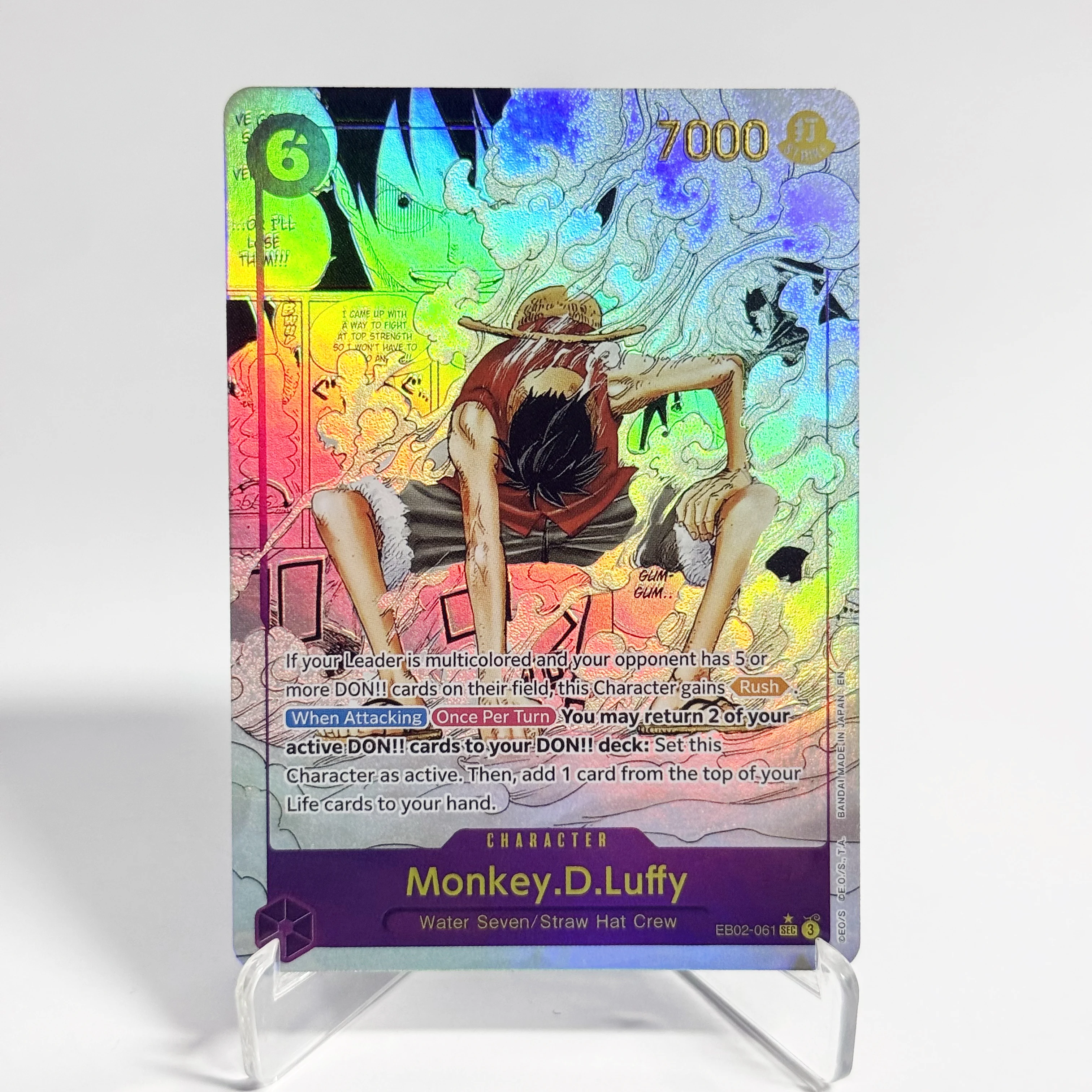 One Piece EB01 02 03 04 Curated Decks Card Koby/Bonney/Uta/Luffy/Chopper Foil Super Parallel Replica Proxy Anime Rare Cards view 5