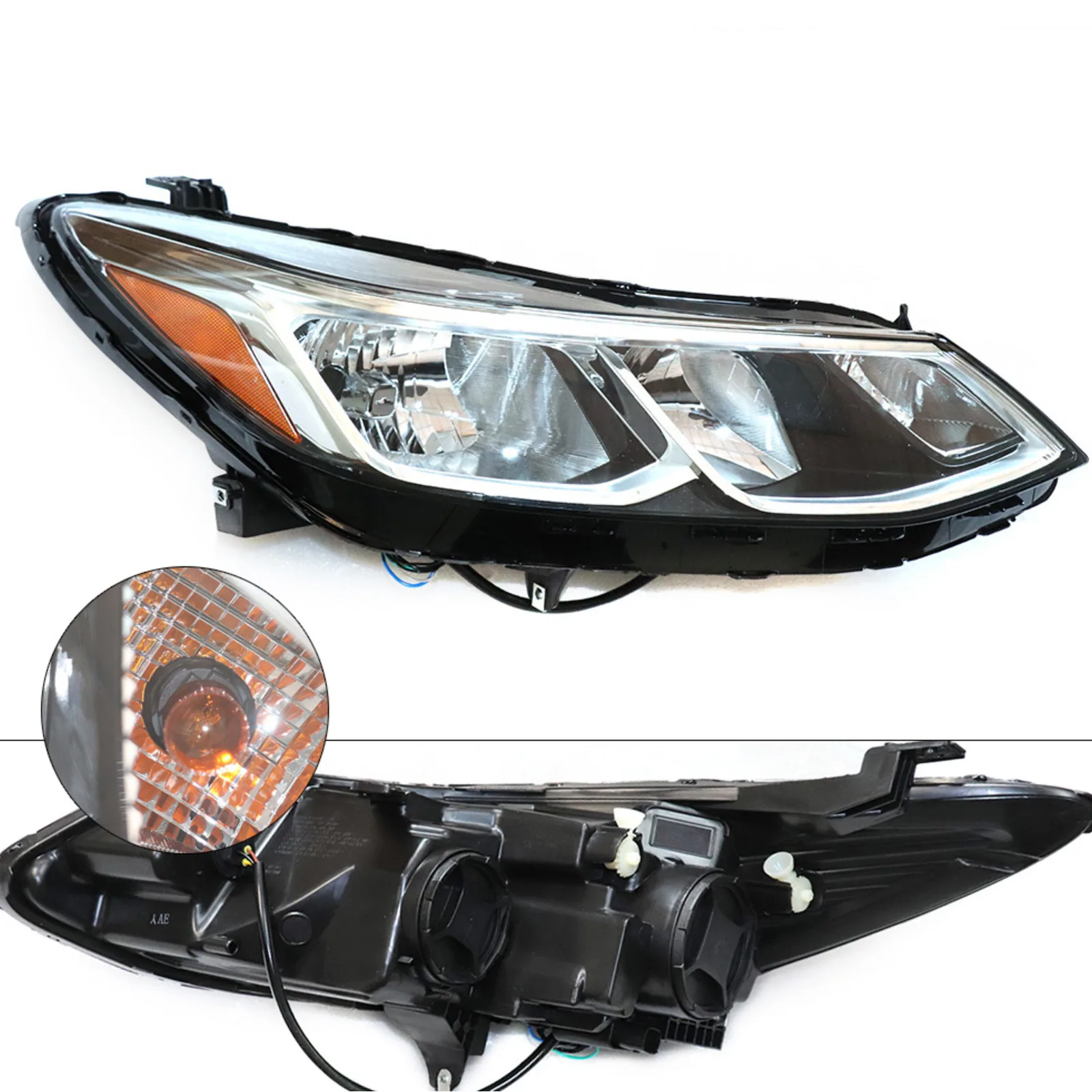 Lampu depan sisi kanan Halogen RH lampu depan untuk 2016 -2019 Chevy Cruze Halogen pabrik kualitas tinggi lampu depan Halogen