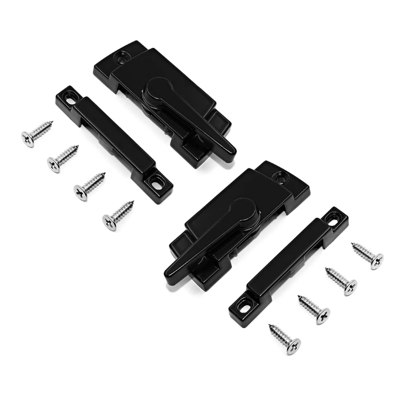 L69A Lock with Screws Zinc Alloy Sash Lock Sliding Window Lock Fittings for Vertical and Horizontal Sliding Window image 5