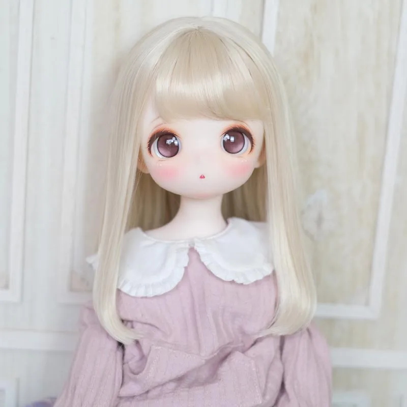 1/3 1/4 1/6 1/8 High Temperature Bjd Sd Doll Wig Wire Cute Long Style Fashion Super Hair
