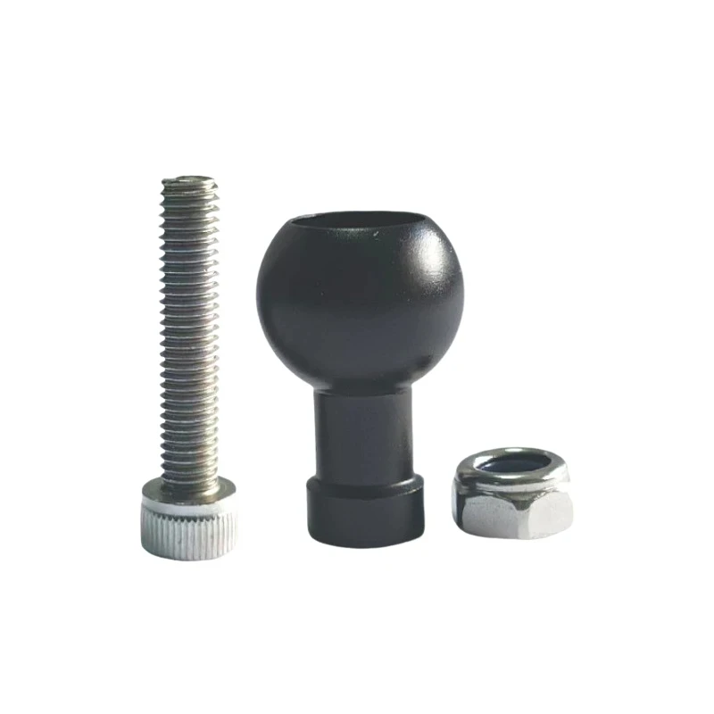 17mm/25.4mm Ball Head to M6 M8 M10 Screw Bracket Connector Motorcycle Sport Camera Mount Connector Motorcycle for GoPro Camera
