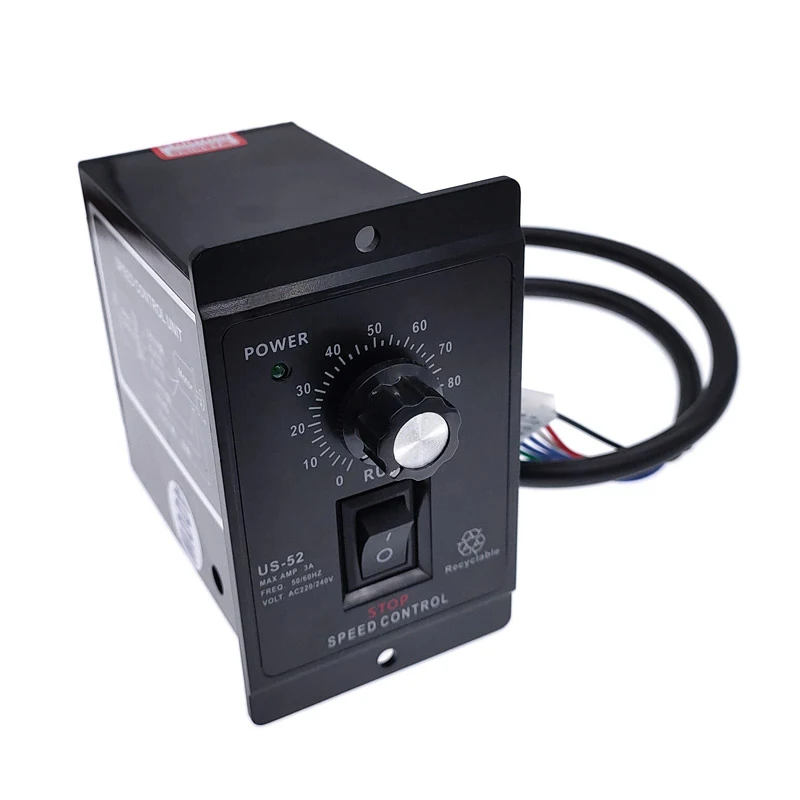 US-52 400W AC 220V 50/60Hz AC regulator prędkości do przodu do tyłu sterowanie regulatorem silnika AC