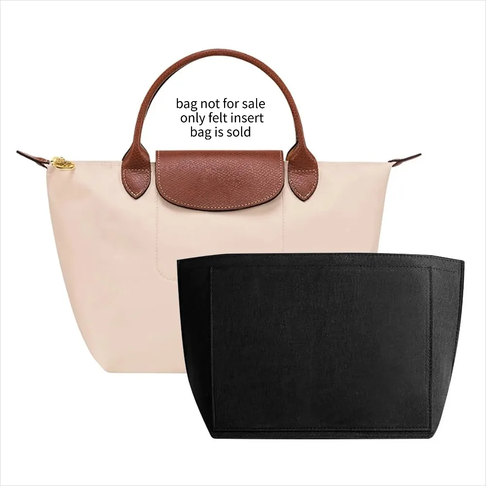Universal Purse Organization Liner - Padded Felt Handbag Insert Used for Tote Bags Travel Storage & Interior Protection