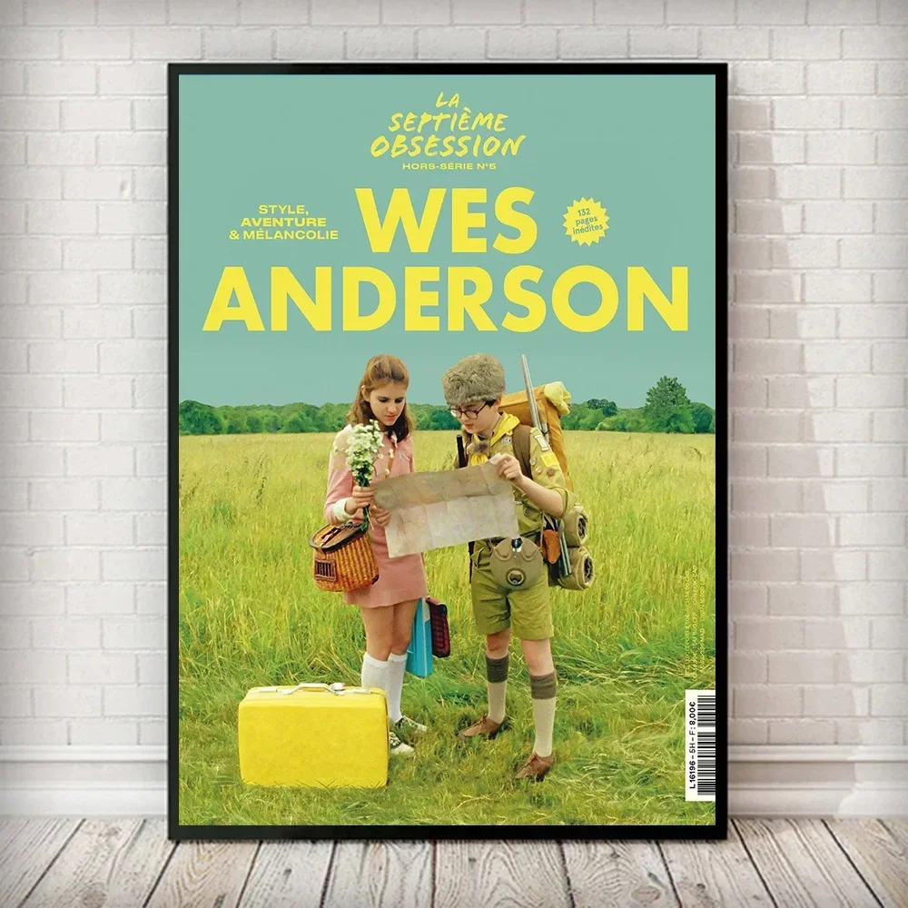 Wes Anderson Classic Movie Moonrise Kingdom Film Poster Canvas Painting Teen Love Story Wall Art Pictures Home Decor