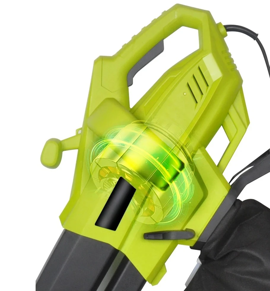 3000W Leaf Vacuum Multi-function Durable Electric Garden Leaf Blower With 40L Collection Bag Leaf Snow Mulcher 220V