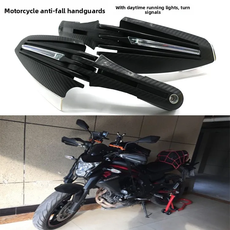 

Motorcycle modification accessories Off-road vehicle with lights Hand guards Turn signals Anti-fall hand guards Front windshield