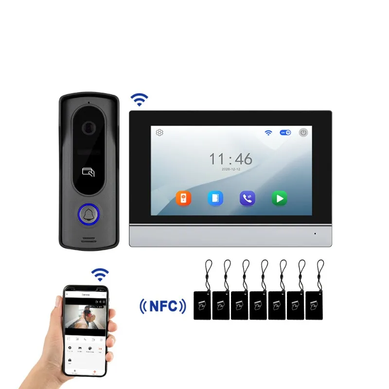 Tuya Wifi Smart Video Doorbell Video Intercom Video Phone