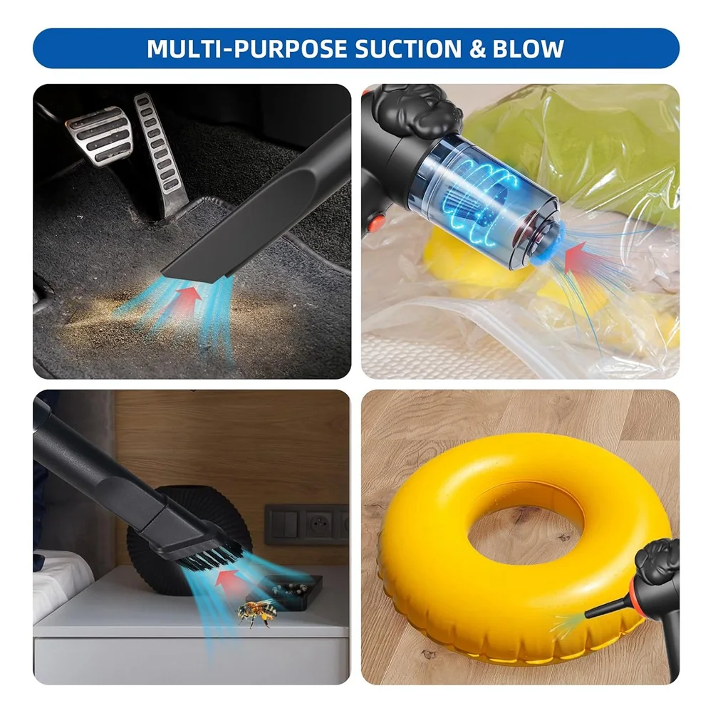 A70Z-Handheld Vacuum Cleaner Rechargeable Vacuum Cleaner Bug Catcher for Insect, Portable Cordless Handheld Vacuum