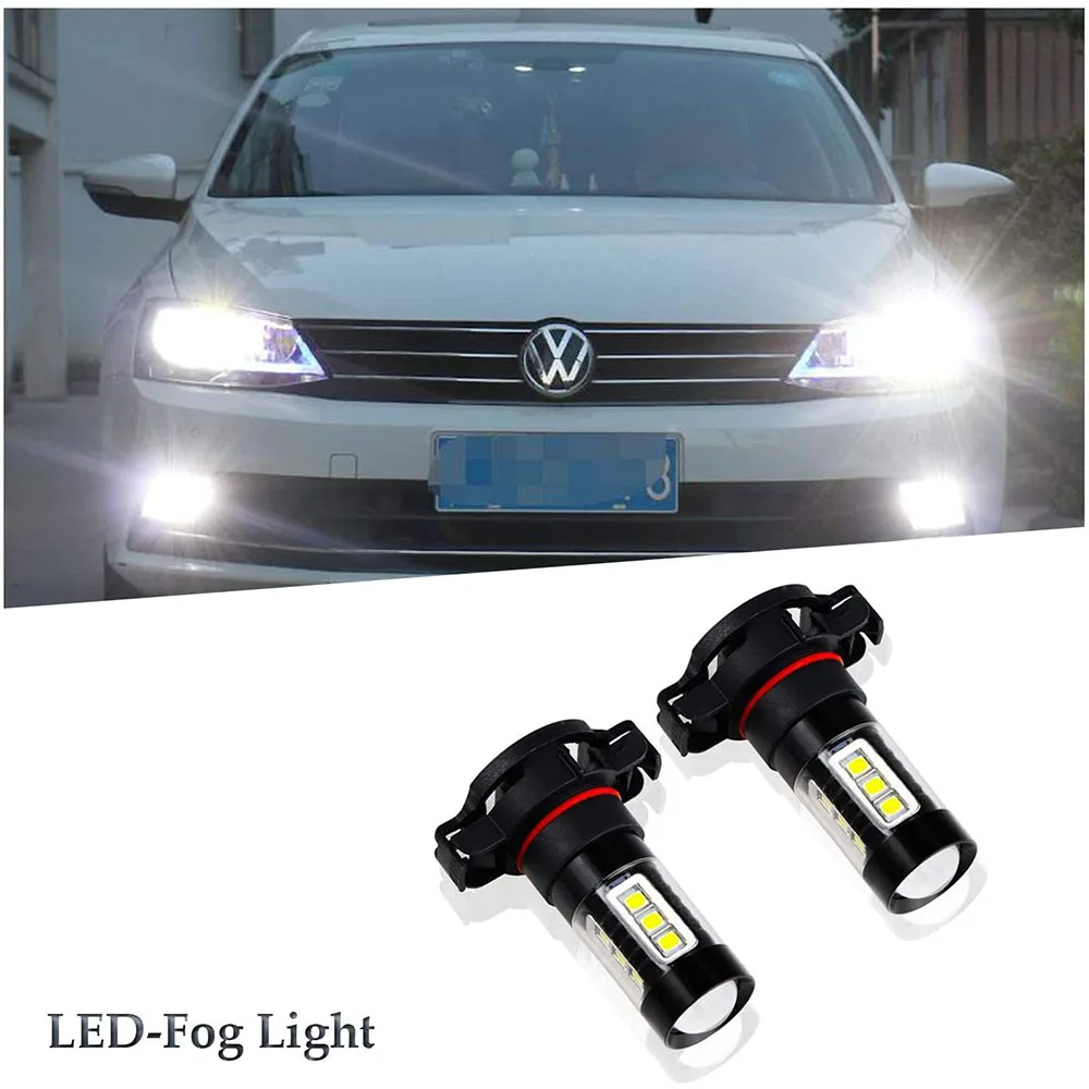 

Upgrade Your Car Lighting with H16 HB3 H10 9005 9006 H8 H11 H16 LED Fog Light Bulbs - 16 Cree LED Chips - 6000K - 80W - 12V/24V