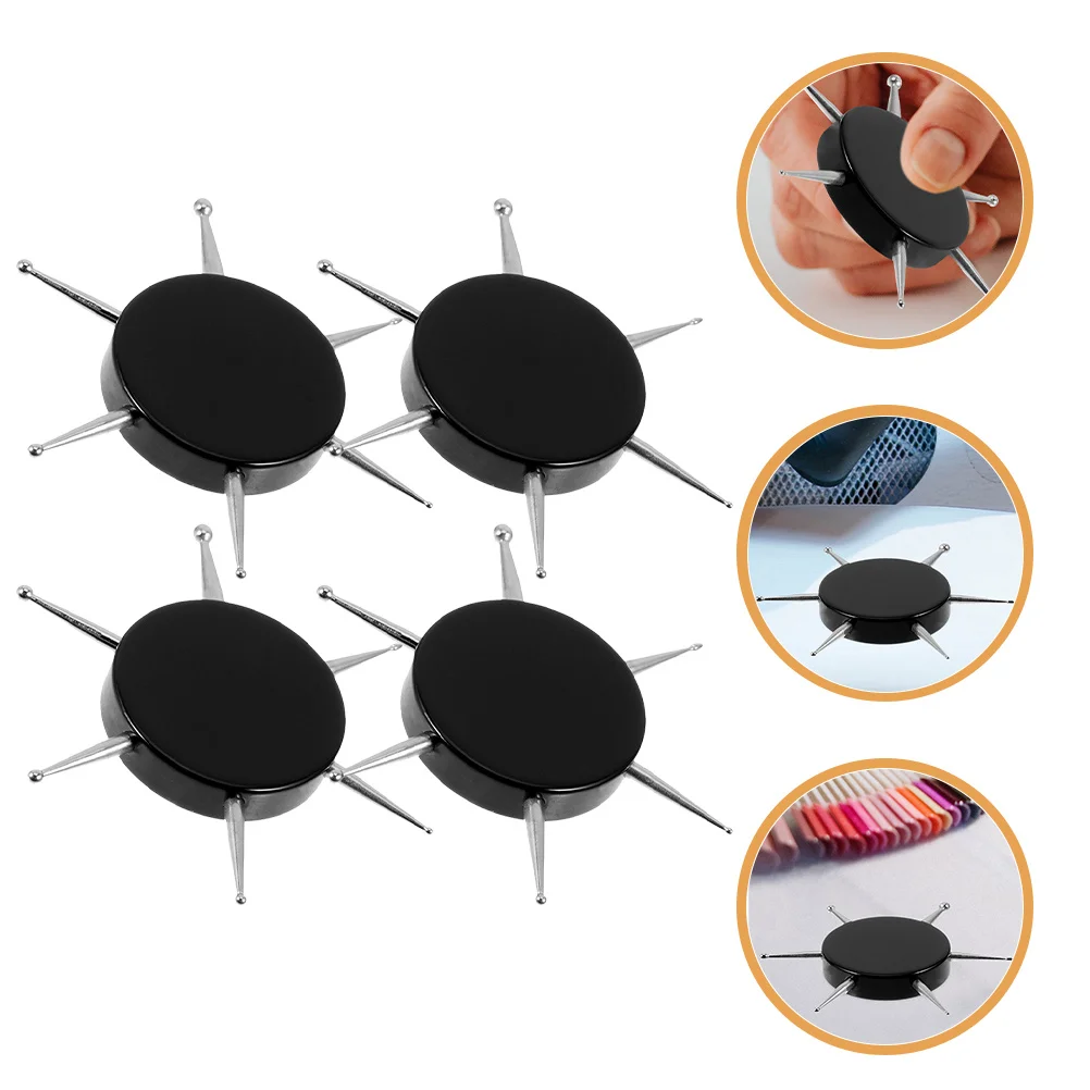 4Pcs Nail Design Tools 6 Size Circular Dotting Pens Sturdy Manicure Painting Kit for Women DIY Use Nail Art Tools