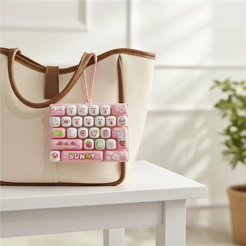 1Pcs Cute Keyboard Shaped Fidget Toy, Stress Relief Press Decompression Toy, Anxiety Relief Desk Decor For Adults