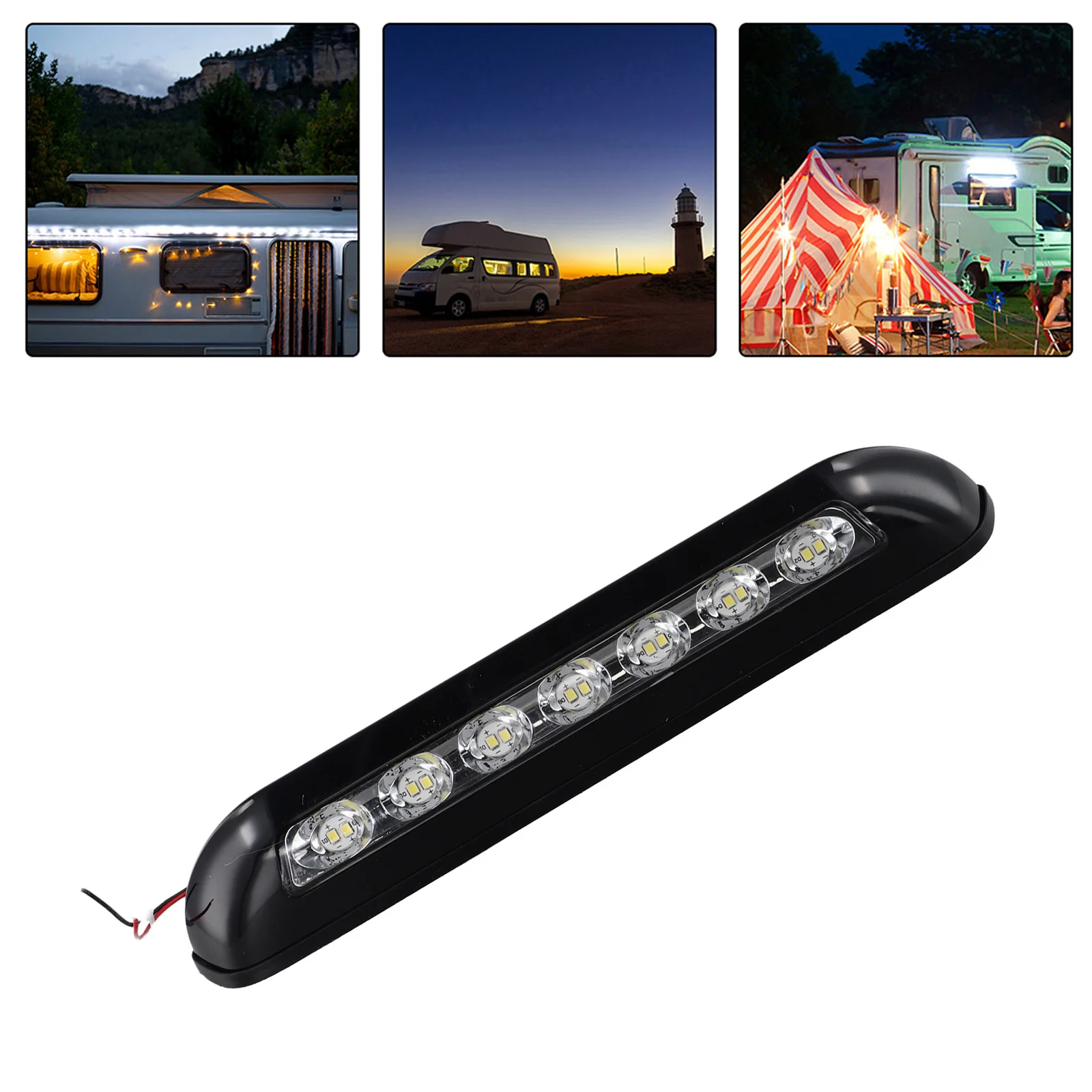 

Black 268 39MM LED Light RV Lighting LED Light RV Lighting 8W Black 12V 268 39MM 6000K ABS IP67 Indoor Lighting