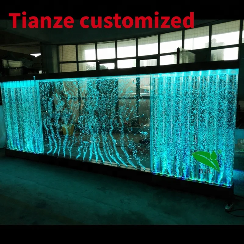 (Customized) indoor customized led glowing water bubble wall screens & room dividers