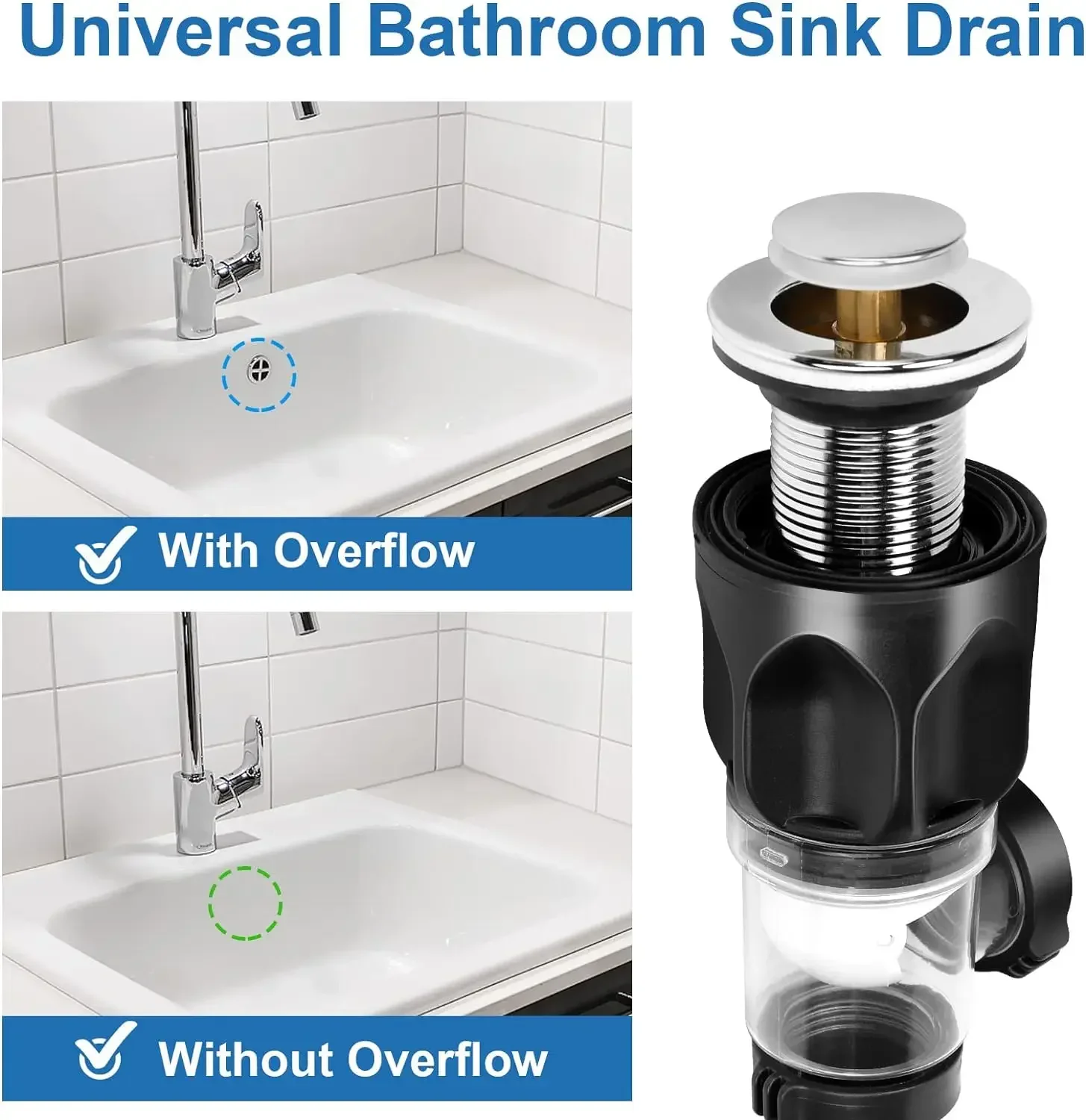 Universal Bathroom Washbasin Anti Blockage Drain Pipe Flexible Stretchable Deodorant Strainer Pipeline Accessories