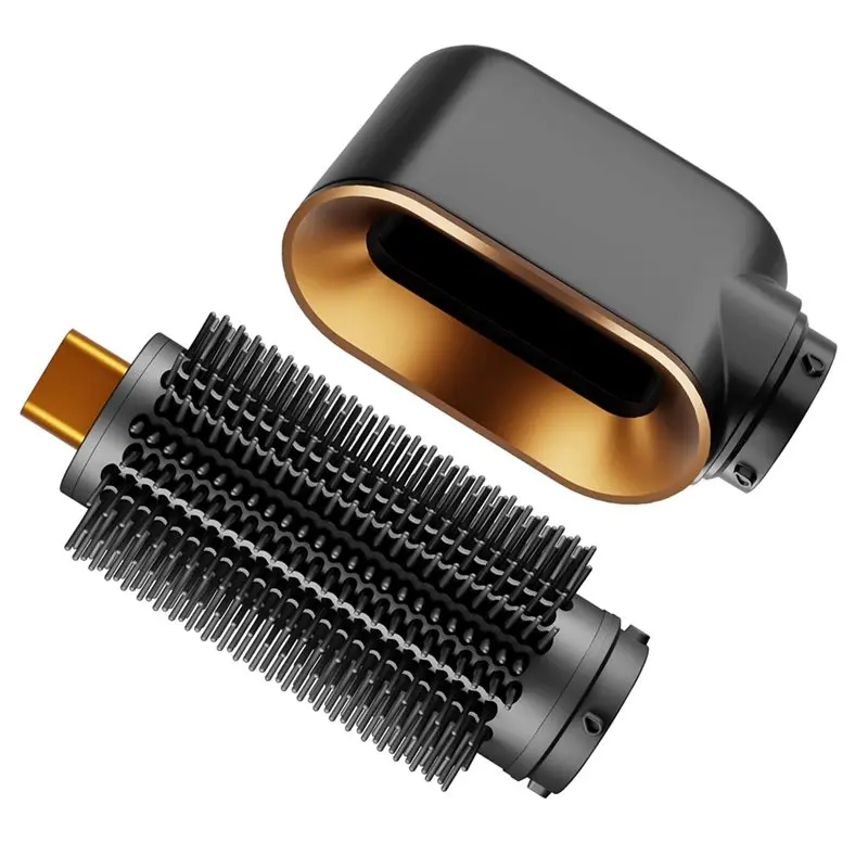 ABKR-For Dyson Airwrap HS01 HS05 HS8 Compatible Round Brush& Pre-Styling Nozzle For Straightening Adding Add Volume Dryer Speed