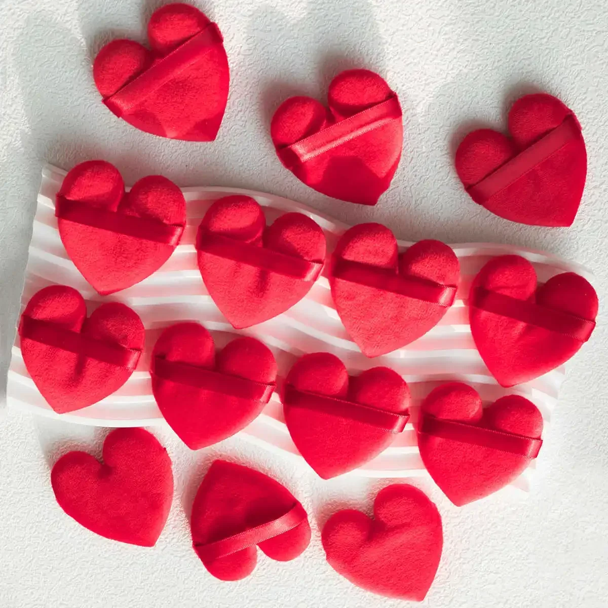 5/10/20/40/60 قطعة أدوات ماكياج فرشاة للمكياج الحب على شكل الصوف مسحوق نفخة الأساس السائل العسل مسحوق مجموعة ماكياج يتدفقون