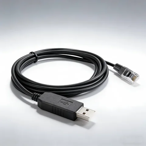 USB RS485 Serial to RJ45 8P8C Communication Cable with FTDI Chip for ANENJI Hybrid Solar Inverter to PC