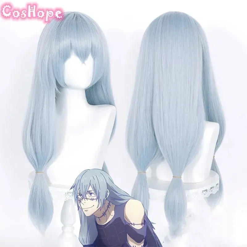 

Mahito cosplay wig 70cm long silver blue gray wig anime cosplay wigs wigs wigs heat resistant synthetic wigs
