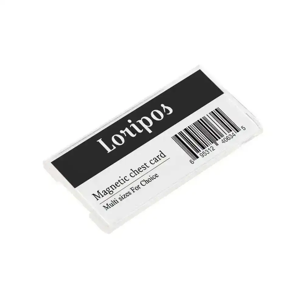 Distintivi con nome identificativo dei dipendenti dei lavoratori degli studenti in acrilico con logo personalizzato magnetico Distintivi con spilla