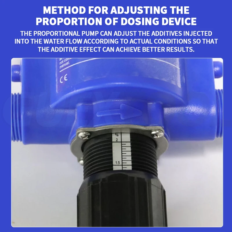 Dispositif de dosage automatique pour jardin, injecteur d'irrigation, pompe doseuse d'eau, injecteur de navigateur 62by Convient pour l'hygiène industrielle / lavage de véhicules / irrigation d'eau grasse / élevage d'a