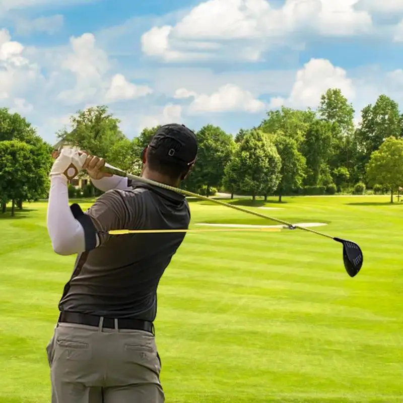 Golf Arm Training Aid Portable Golf Swing Posture Trainer Portable Practice Accessories Strength Improvement Adjustable Sports