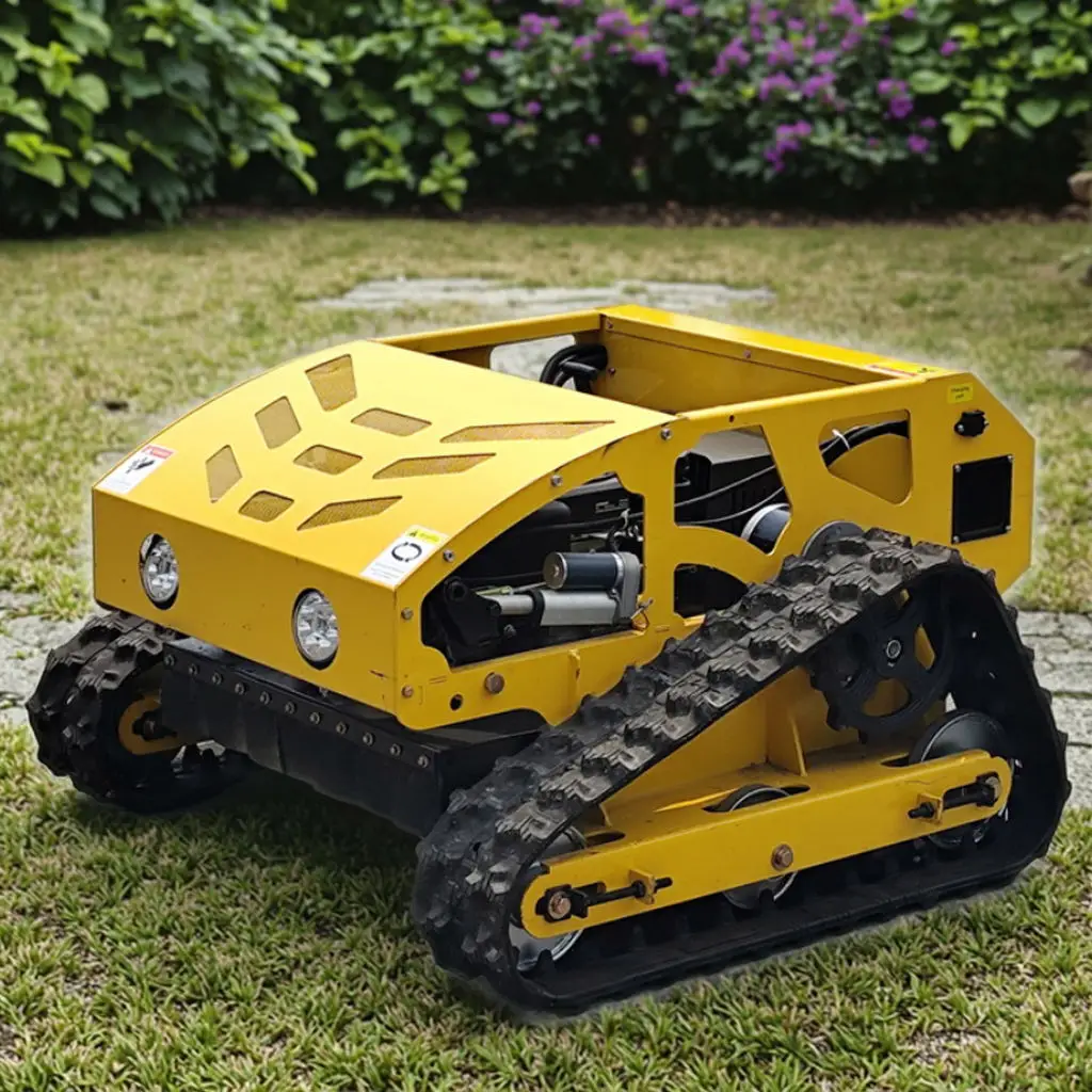 

Remote Control Brushcutter Machine Crawler Type Cutting Width Grass Cutting Machine Robotic Lawn Mower
