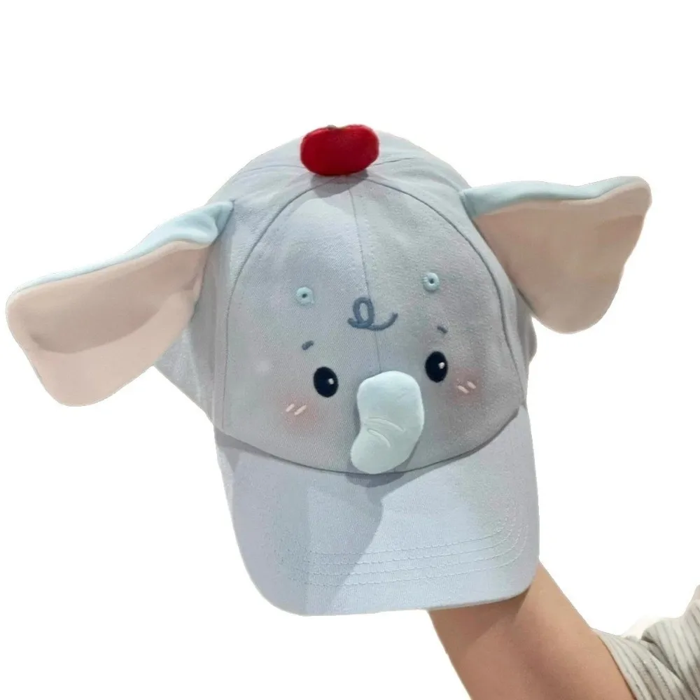Корейская бейсболка с милым слоном, универсальная фуражка с животными, повседневная шляпа от солнца Y2k, уличная