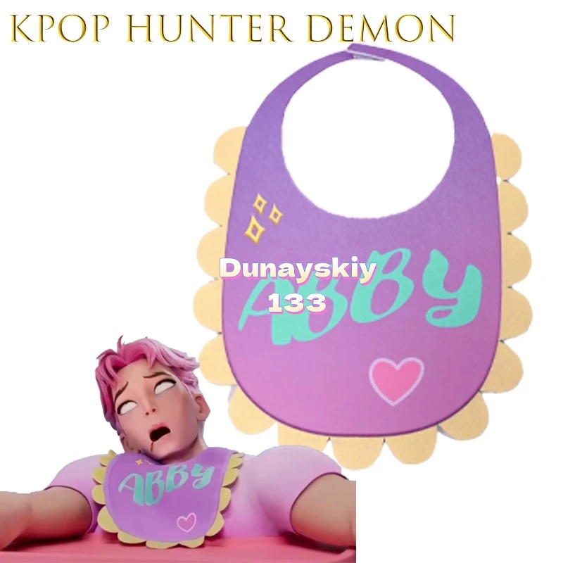 Saga Boys Abby Costume Cosplay Camicia da donna Bavaglino Grembiule con asciugamano bava Abito alla moda alla moda Halloween