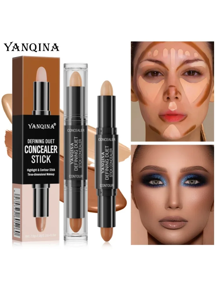 Długotrwały korektor w sztyfcie do twarzy, korektor pod oczy, sztyft do konturowania, narzędzie do makijażu kosmetycznego dla równego kolorytu skóry.
