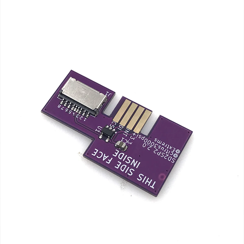 2.0 Versi لـ Sd2sp2 استبدال بطاقة محول قارئ بطاقات ل NGC SD2SP2 SDLoad GameCube المنفذ التسلسلي 2 السلس FMV استخدام وحدة المعالجة المركزية منخفضة