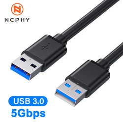 USB Extension Cable Male to Male USB 3.0 2.0 Extender Cord for Hard Disk Xiaomi TV Box Radiator 5Gbps High speed USB3.0 2M 3M 5M