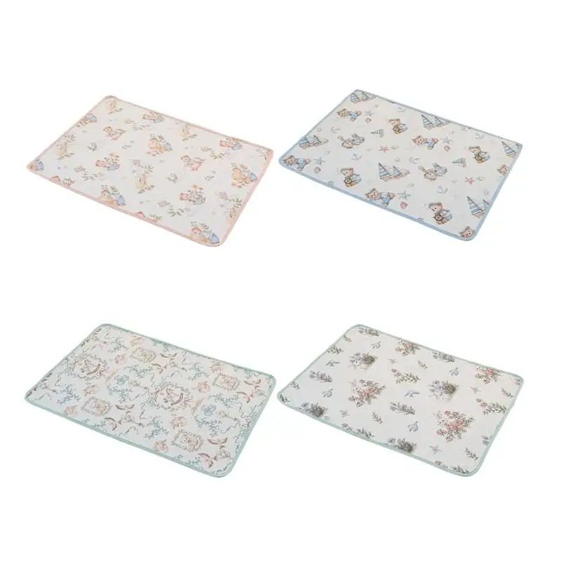 U13F Baby Diaper Changing Mat Reusable Newborns Urinal Pad Nappy Changer Pad